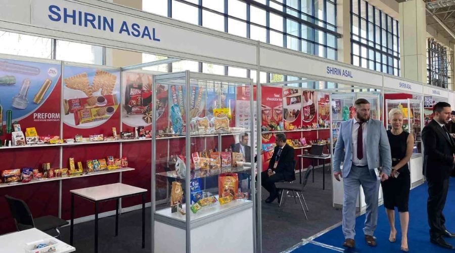 صادر کنندگان نمونه ایران در نمایشگاه اوزفود در پاویلیون ایران 