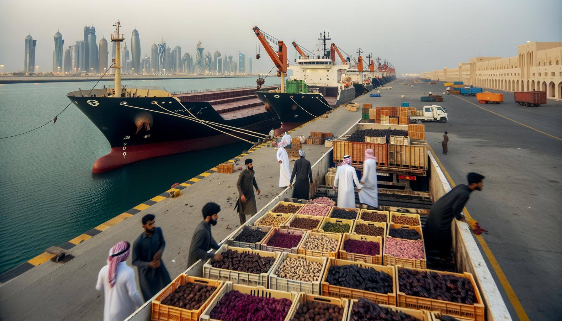 Export of Food from Iran to Qatar