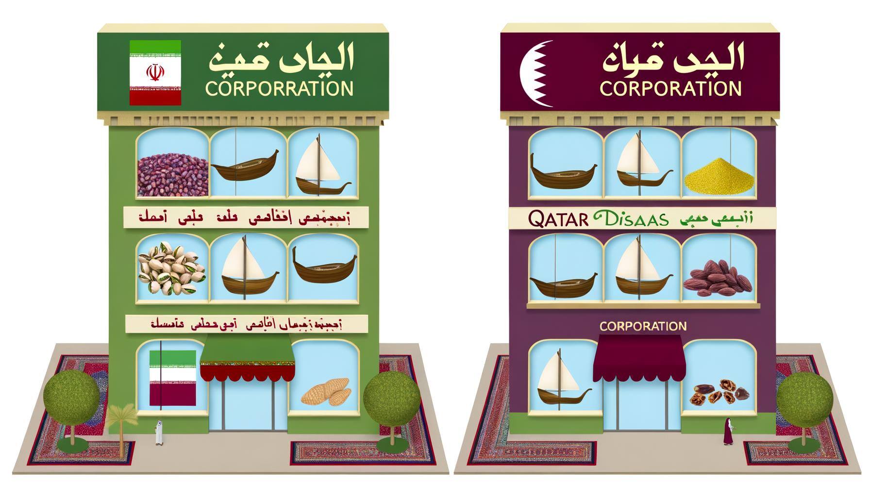 iran qatar corporatin in food