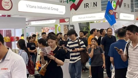 بازدیدکنندگان پاویون ایران در نمایشگاه آنوگا چین - شنزن ۲۰۲۵