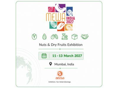 نمایشگاه بین‌المللی آجیل و خشکبار هند MEWA India 2027 در بمبئی